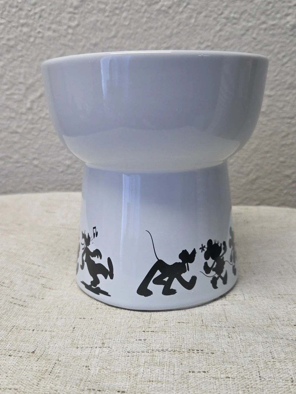 Mickey Mouse Elevated Ceramic Cat Bowl 1.5 Cups